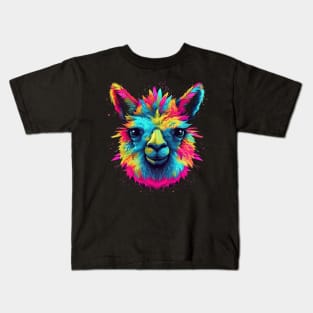 Llama Smiling Kids T-Shirt